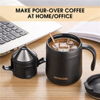 Filtre à Café Portable en Acier Inoxydable — Dripper Réutilisable & Infuseur à Thé