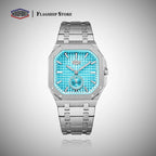Montre Business HEROFORCE Homme — Luxe Lumineux, Quartz & Acier Waterproof