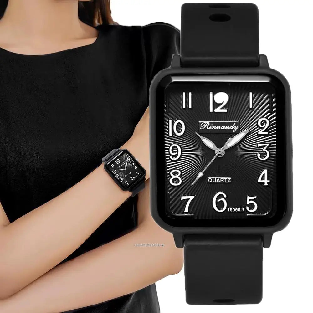 Montre Femme Rectangulaire — Élégance & Style Moderne