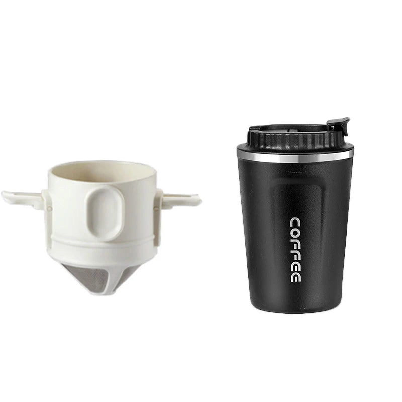 Filtre à Café Portable en Acier Inoxydable — Dripper Réutilisable & Infuseur à Thé
